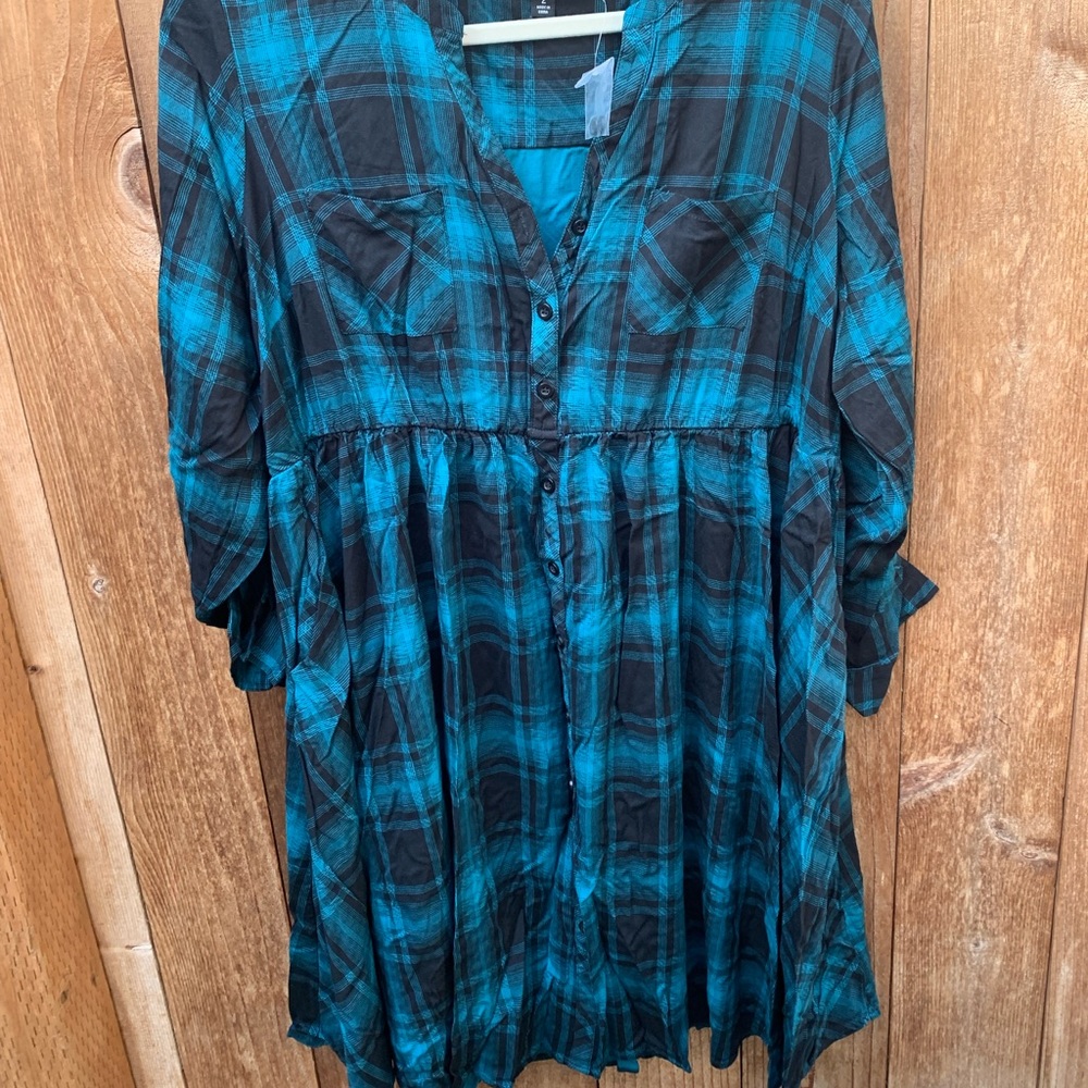 Torrid plaid dress summer